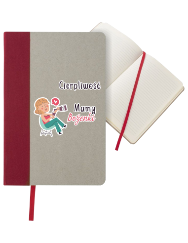 Notes A5 w linie prezent na dzień taty ojca z nadrukiem uv imieniem