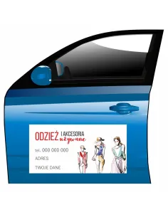 Reklama Magnetyczna na Samochód Magnes Odzież Akcesoria