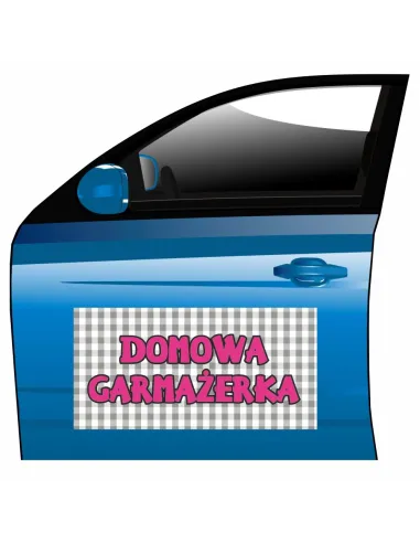 Magnes na Samochód Reklama Magnetyczna Domowa Garmażerka