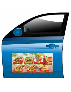 Reklama Magnetyczna – Dog Frytki Magnes Samochód Kebab