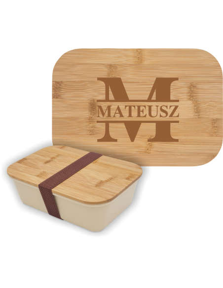 Pojemnik na lunch Personalizowany Prezent z Grawerem z twoim imieniem