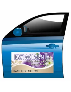Reklama Magnetyczna Magnes Samochód Kwiaciarnia Pamiątkowe