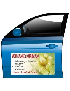 Magnes na Samochód Reklama Magnetyczna z Nadrukiem