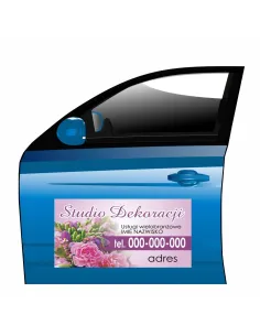 Reklama Magnetyczna na Samochód Magnes Studio Dekoracji