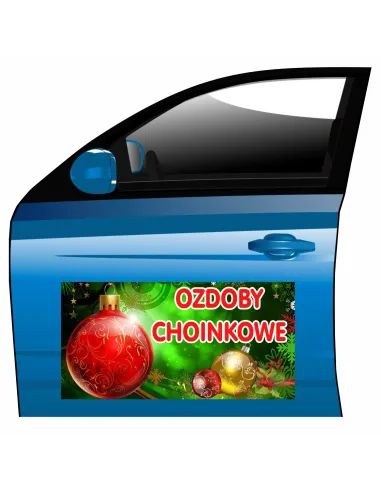 Magnes na Samochód Reklama Magnetyczna Ozdoby Choinkowe