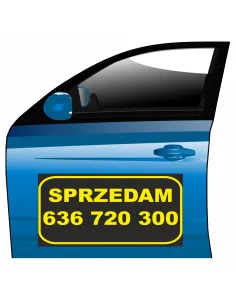 Reklama Magnetyczna – Na Samochód Magnes Sprzedam Reklamowy