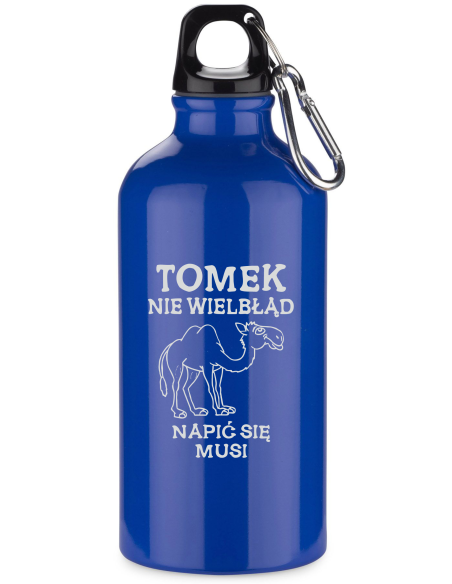 Butelka aluminiowa 500 ml Personalizowany Prezent z Grawerem twój napis
