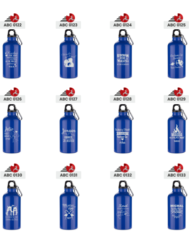 Butelka aluminiowa 500 ml Personalizowany Grawerowany Upominek z imieniem
