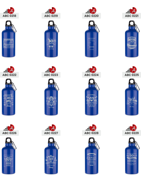 Butelka aluminiowa 500 ml Wyjątkowy Prezent Indywidualny Grawer na święta