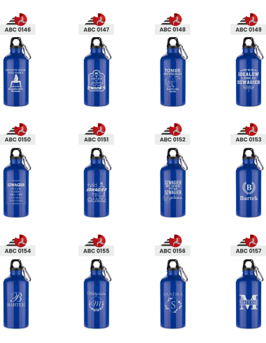 Butelka aluminiowa 500 ml Personalizowany Grawerowany Upominek dla dziadka