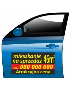 Reklama Magnetyczna Magnes Samochód Mieszkanie Sprzedaż