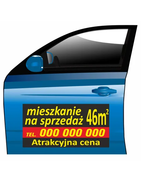 Reklama Magnetyczna Magnes Samochód Mieszkanie Sprzedaż