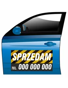 Reklama Magnetyczna Magnes Samochód Sprzedam Kolekcjonerskie