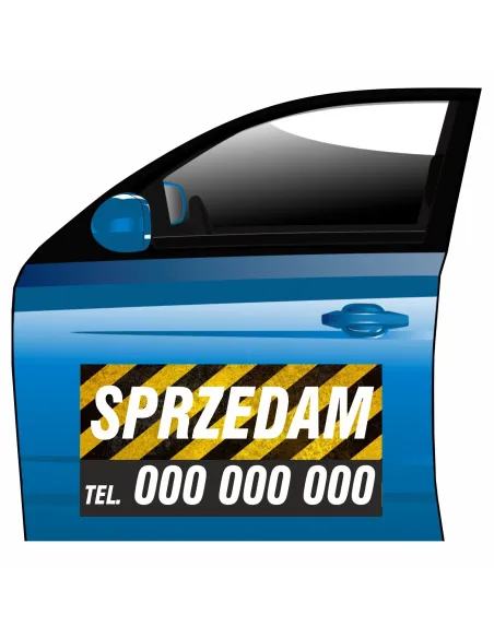 Reklama Magnetyczna Magnes Samochód Sprzedam Kolekcjonerskie