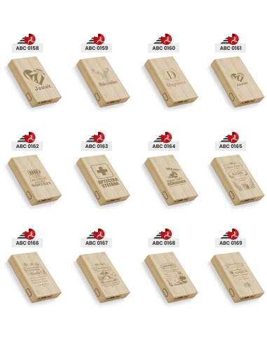 Powerbank Elegancki Prezent z Własnym Grawerem z twoim logo napisem grafiką