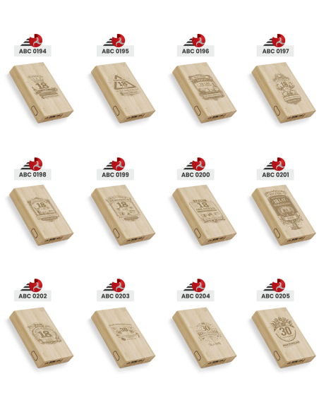 Powerbank Personalizowany Grawerowany Upominek urodzinowy 50 lat