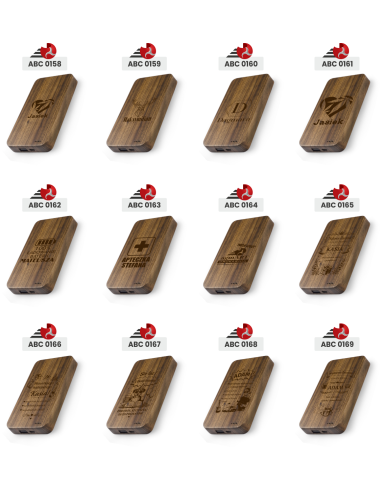 Powerbank bambusowy Wyjątkowy Prezent z Indywidualnym Grawerem dla szwagra