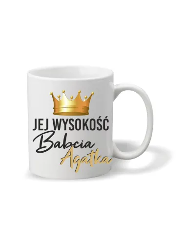 Kubek Prezent na Dzień Babci i Dziadka z Nadrukiem Jej