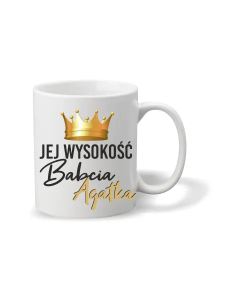 Kubek Prezent na Dzień Babci i Dziadka z Nadrukiem Jej