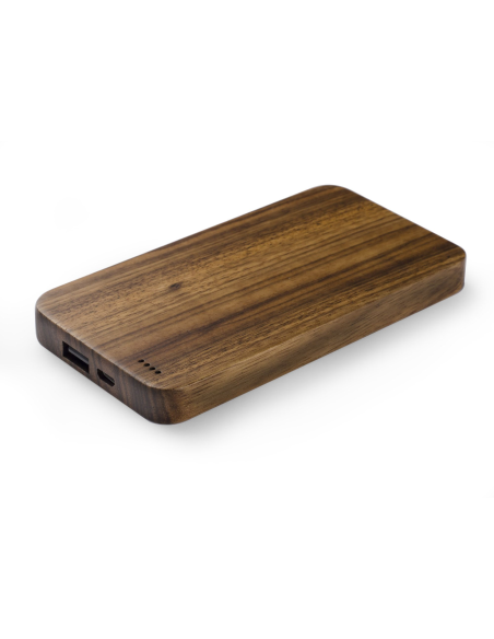 Powerbank bambusowy Personalizowany Prezent z Grawerem na urodziny 30 40 50