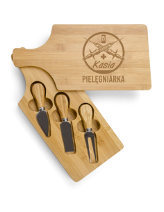 Deska do serów Personalizowany Prezent z Grawerem DLA PIELĘGNIARKI