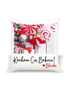 Poduszka Prezent na Dzień Babci i Dziadka z Nadrukiem