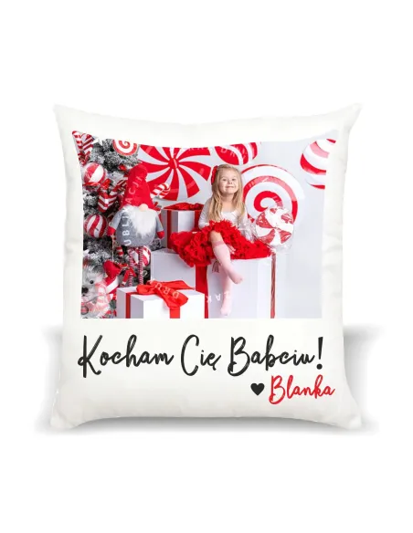 Poduszka Prezent na Dzień Babci i Dziadka z Nadrukiem