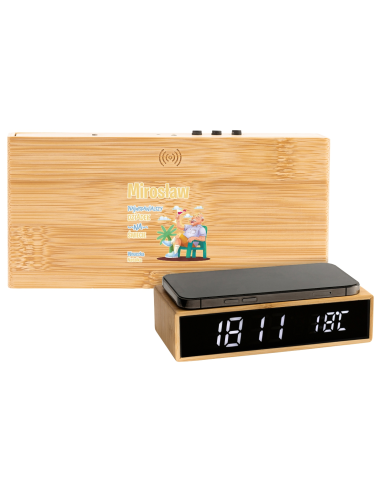 Prezent na DZIEŃ BABCI Ładowarka Indukcyjna z Grafiką Nadrukiem UV Logo