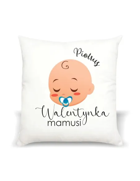 Poduszka Prezent na Walentynki Nadrukiem Imię Walentynka