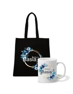 Kubek Eko Torba Kubek Prezent na Dzień Babci i Dziadka