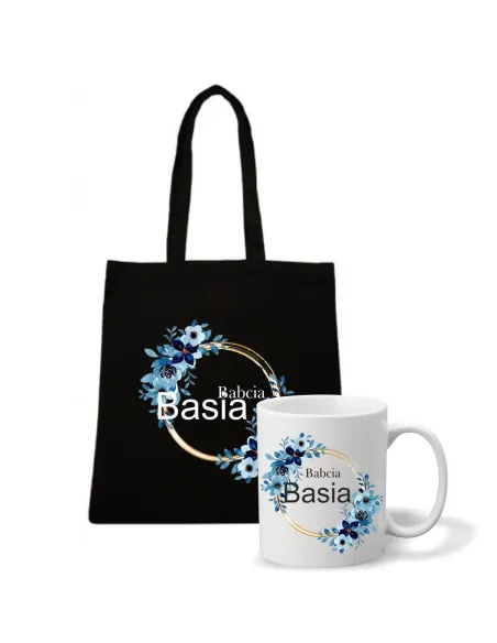 Kubek Eko Torba Kubek Prezent na Dzień Babci i Dziadka