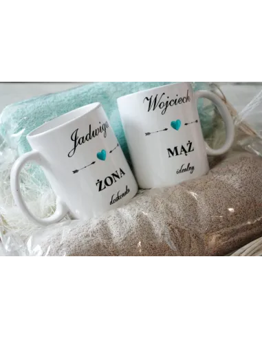 Prezent Upominek dla Świadków Personalizowany Foto Kubek