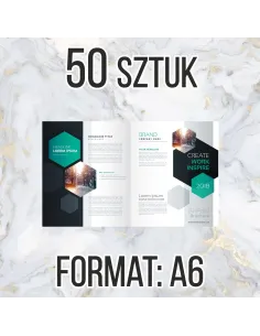 Katalog Firmowy Ofertowy A6 50 szt 12str Projekt Gratis