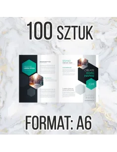 Katalog Firmowy Ofertowy A6 Str 100 szt Projekt Gratis