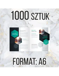 Katalog Firmowy Ofertowy A6 8 Str 1000 szt + Projekt