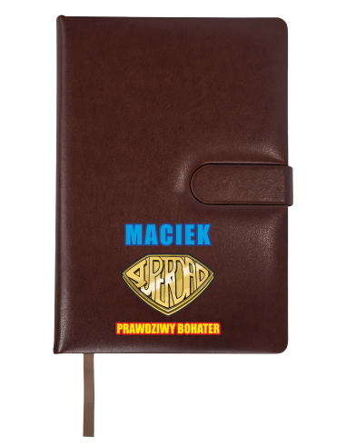 Upominek Notes na DZIEŃ BABCI z własną GRAFIKĄ Logo Nadrukiem UV Napis logo