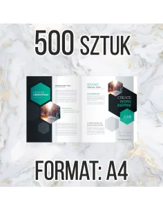 Katalog Firmowy Ofertowy A4 500 szt 16str Projekt Gratis