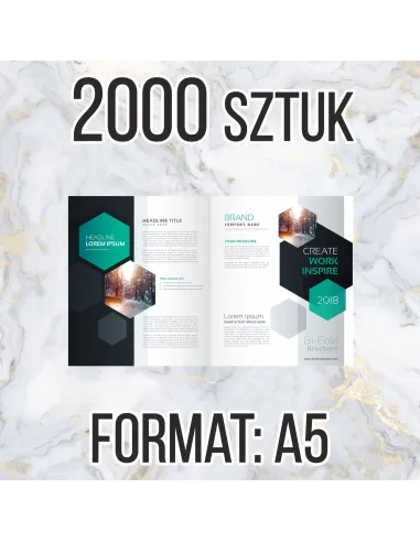Katalog Firmowy Ofertowy A5 16str 2000 szt + Projekt