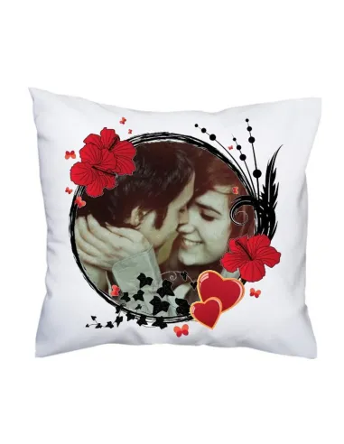 Foto Poduszka Prezent Pary Dowolnym Zdjęcie Zakochanych