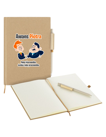 Upominek na DZIEŃ DZIADKA notes z WŁASNĄ Grafiką Dowolnym NADRUKIEM UV