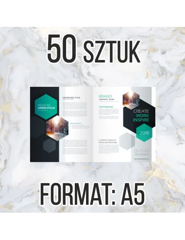 Katalog Firmowy Ofertowy A5 50 szt 12str Projekt Gratis