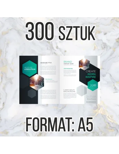 Katalog Firmowy Ofertowy A5 300 szt 12str Projekt Gratis
