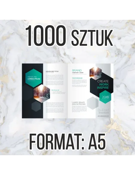 Katalog Firmowy Ofertowy A5 12str 1000 szt + Projekt