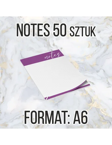 Notesy Reklamowe A6 25 50szt – Str 50szt + Projekt Gratis