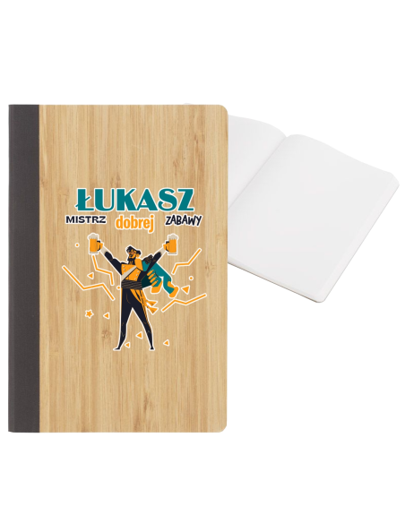 Wyjątkowy NOTES z własnym NADRUKIEM UV Prezent DZIEŃ DZIADKA Własna Grafika