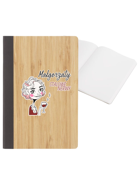 Elegancki Prezent na 40 urodziny Notes z WŁASNĄ Grafiką NADRUKIEM UV Logo