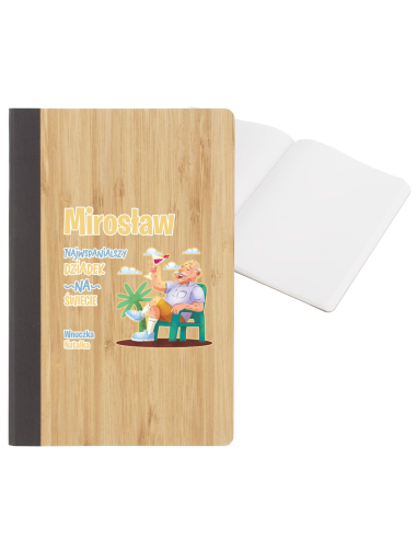 Personalizowany Upominek Dzień BABCI Notes z WŁASNYM Nadrukiem UV Grafika