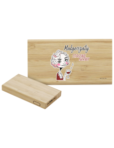 Powerbank z DOWOLNYM Nadrukiem UV Dla NIEJ dla KOBIETY Własna GRAFIKA Napis
