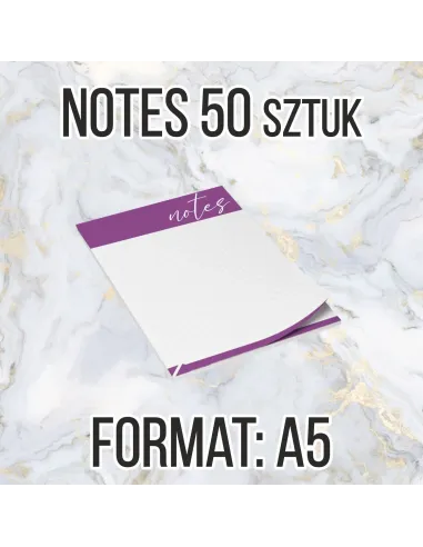 Notesy Reklamowe A5 50 50szt – Str 50szt + Projekt Gratis
