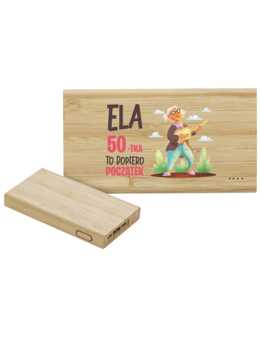 Prezent na 40 urodziny POWERBANK z dowolną GRAFIKĄ Nadrukiem UV Napisem